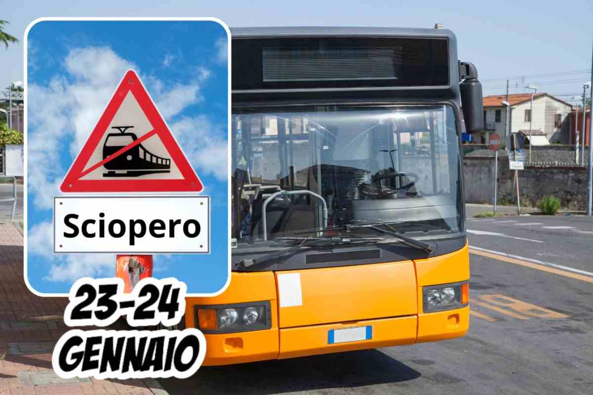 Sciopero trasporti 23-24 gennaio le città coinvolte