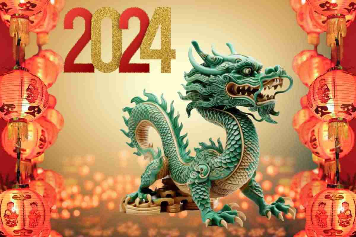 il 2024 è l'anno del drago verde cinese