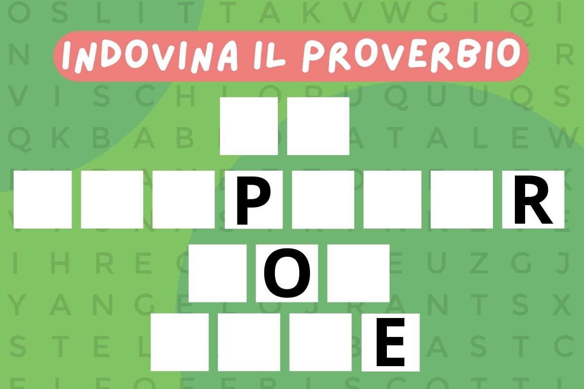 indovina il proverbio